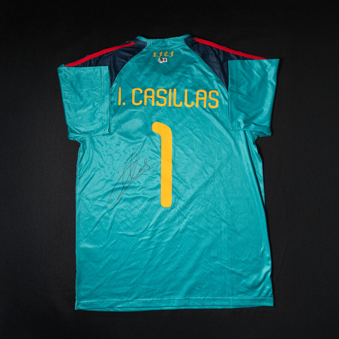 Jersey Firmado por Iker Casillas - Selección Española en el Mundial de 2010